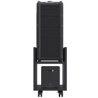 Kit 4 Suportes Para Cpu E Nobreak Com Rodízios Guide Preto - 2