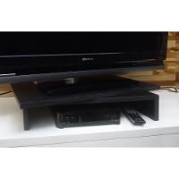 Suporte De Mesa Base Giratório Com Nicho 360° Para Monitor Tv Preto - 5
