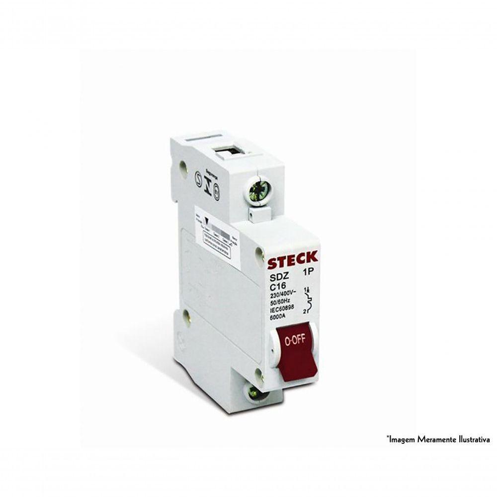 Disjuntor Steck Unip Serie Sd61 D 32A Curva C 3Ka - 1