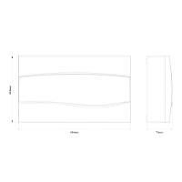 Quadro De Distribuição De Sobrepor 18 Din Ou 12 Nema Tramontina Com Porta Transparente Tramontina - 5