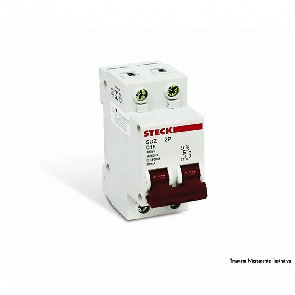 Disjuntor Steck Bipol Serie Sd62 B 32A Curva C 3Ka - 1