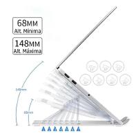 Suporte Dobrável Notebook Macbook E Tablet Slim Alumínio - 5