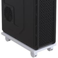 Kit 03 Suportes Para Cpu Com Rodízios Cyber L03 Branco - 7