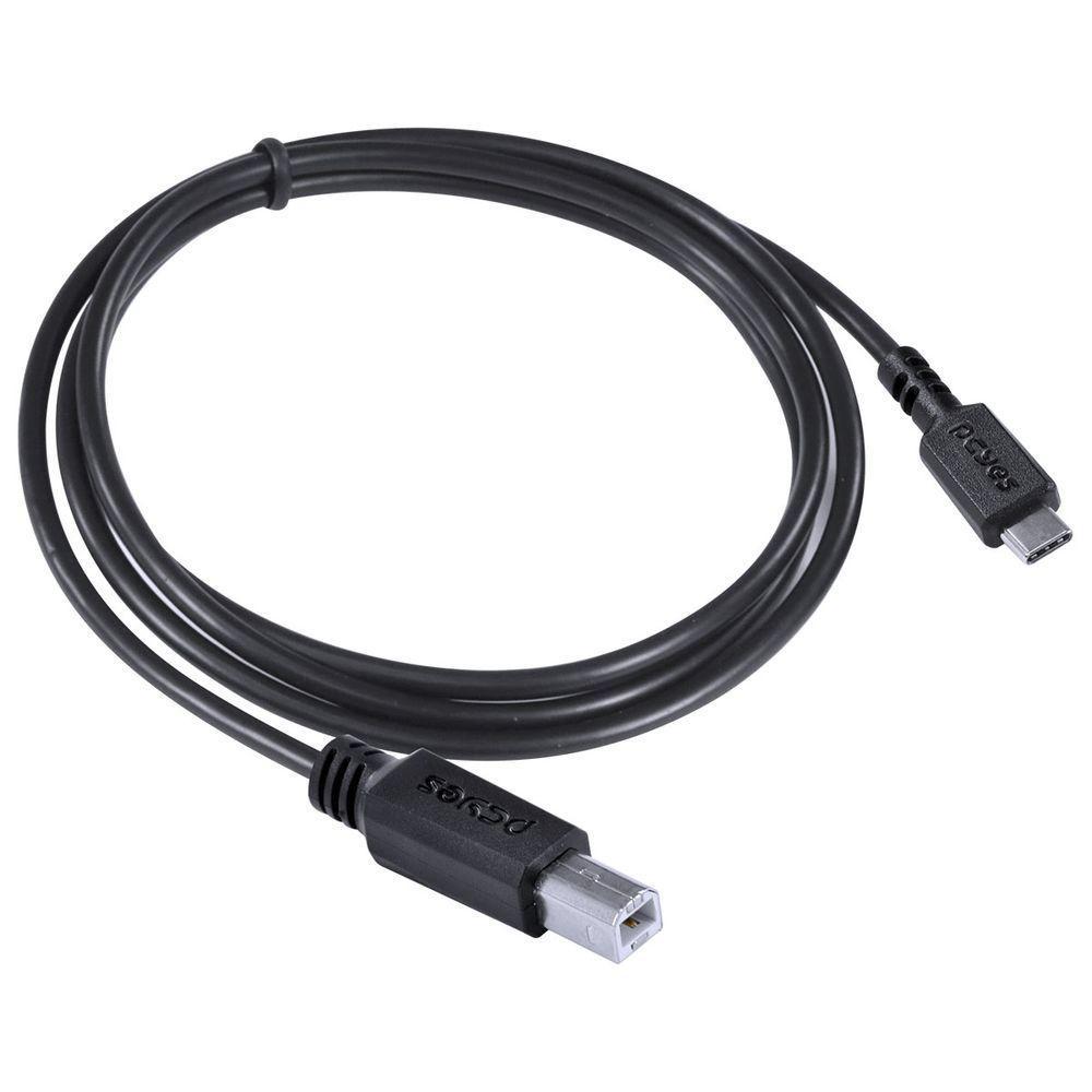 Cabo Para Impressora Usb Tipo C Para Usb B 2.0 1 Metro Preto - Pucbp-1 - 5