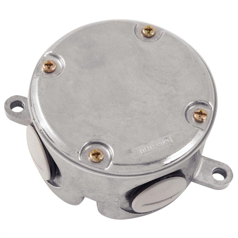 Caixa De Ligação 1/2" Tramontina Em Alumínio Com Tampa E Sem Pintura Tramontina - 1