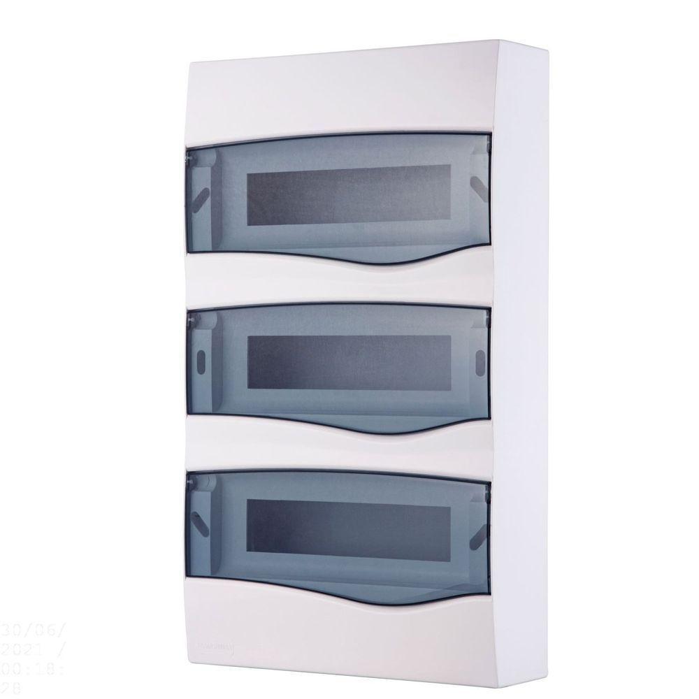 Quadro De Distribuição De Sobrepor 36 Din Ou 24 Nema Tramontina Com Porta Transparente Tramontina - 1