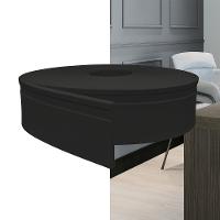 Rodapé Eva Autocolante 10cm Altura Rp16 Preto Metro - 6