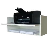 Suporte Para Impressora Com Nicho Branco Em Mdf - 1