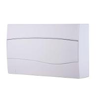 Quadro De Distribuição De Sobrepor 18 Din Ou 12 Nema Tramontina Com Porta Branca Tramontina - 1