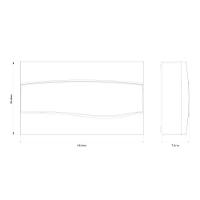 Quadro De Distribuição De Sobrepor 18 Din Ou 12 Nema Tramontina Com Porta Branca Tramontina - 3