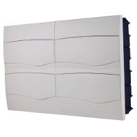 Quadro De Distribuição De Embutir 48 Din Ou 32 Nema Tramontina Com Porta Branca Tramontina - 1