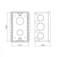 Caixa De Embutir Retangular 4x2 Tramontina Amarela Tramontina - 2