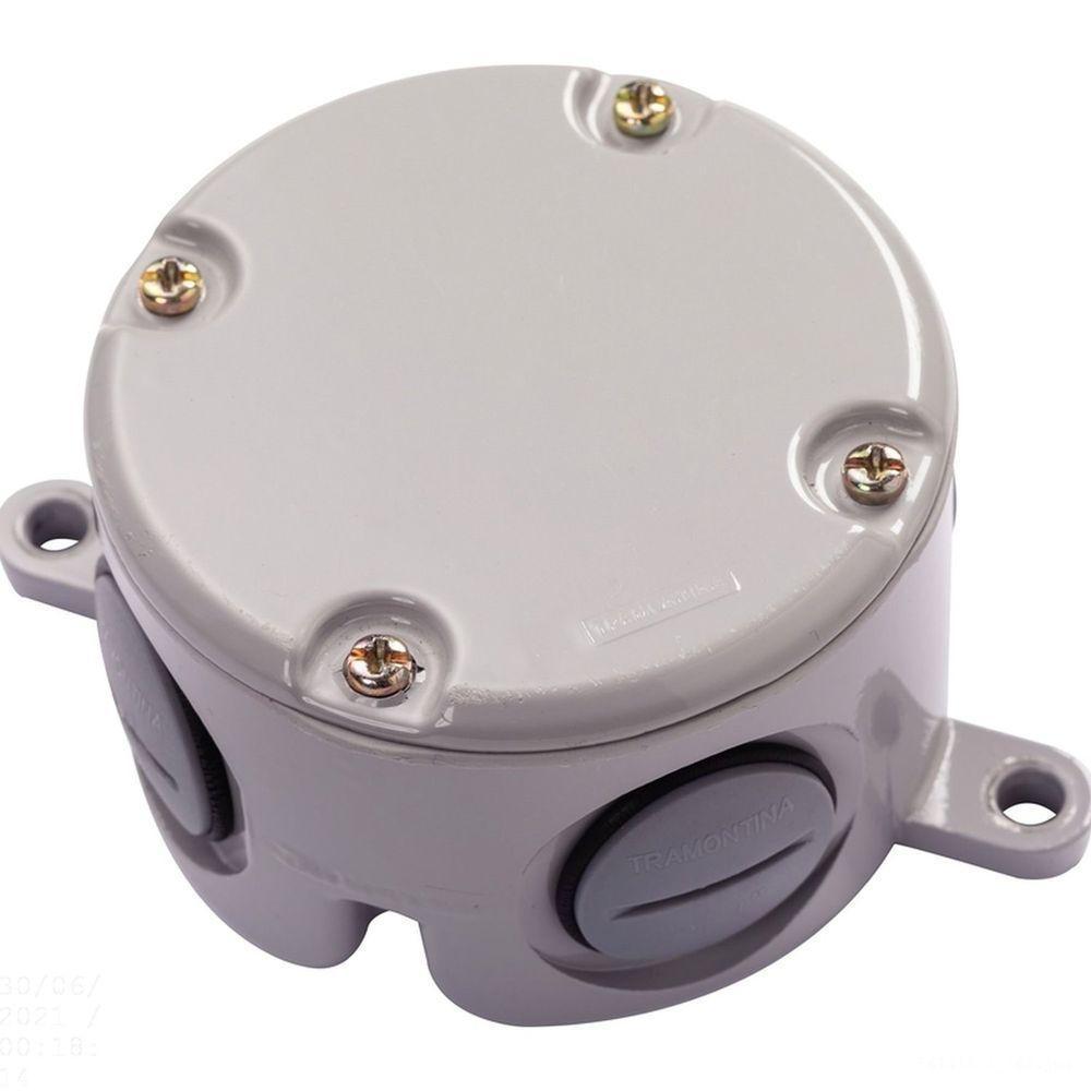 Caixa De Ligação 1" Tramontina Em Alumínio Com Tampa E Com Pintura Tramontina - 1