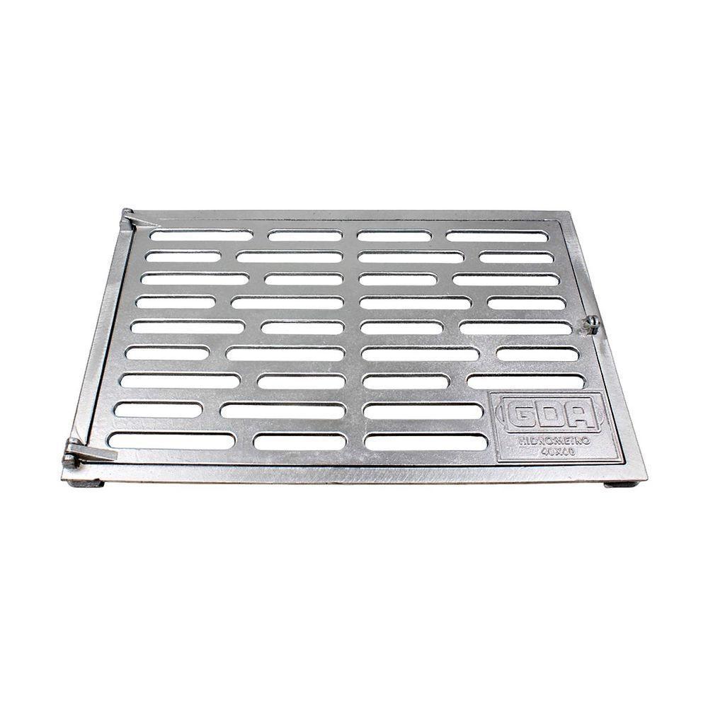 Frente Protetora Hidrômetro Articulada Porta Cadeado 60x40cm - 3