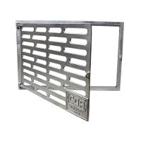 Frente Protetora Hidrômetro Articulada Porta Cadeado 60x40cm - 1