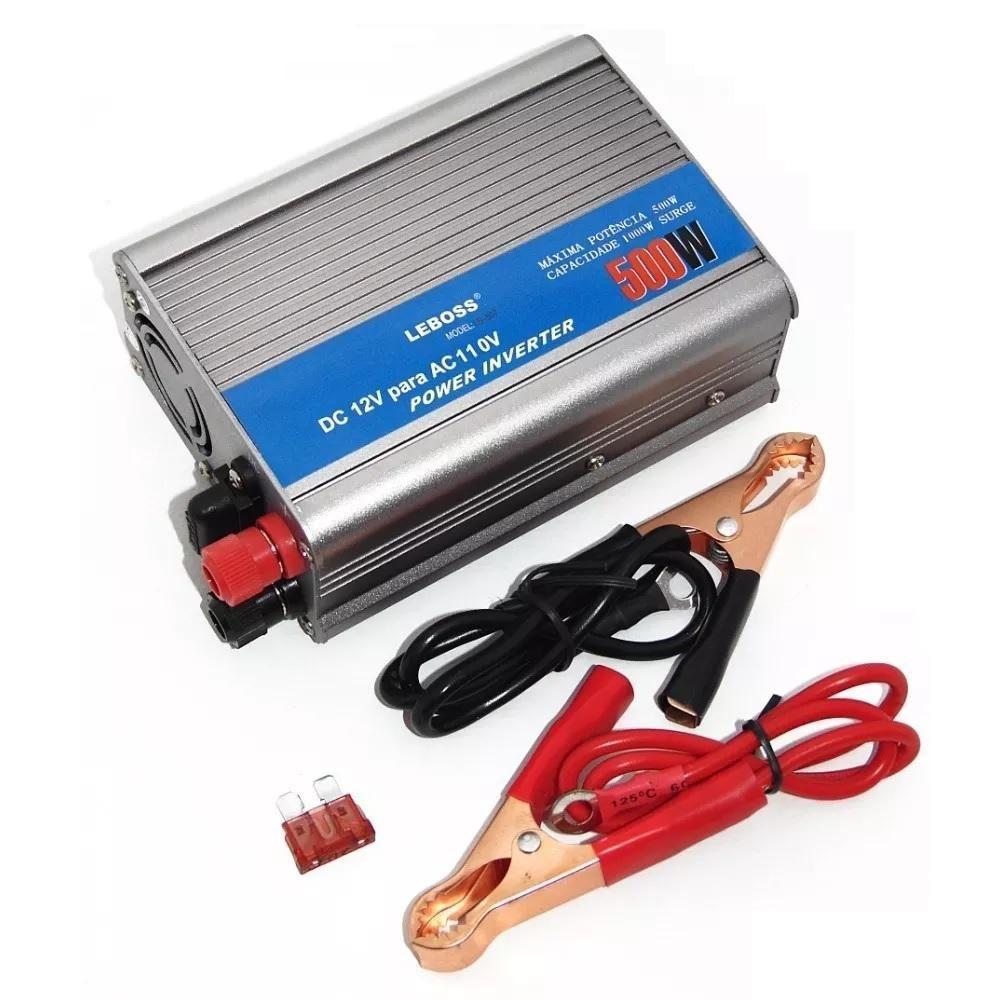 Inversor Conversor 12v para 220v Potência 500w Veicular Transformador Tensão Leboss Lb-507a - 4