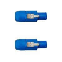 Kit Conectores P-cabo Fêmea P-ac - Corpo Azul Wc 3 Fca (2un) Wireconex - Pç - 2 - 1