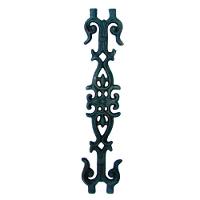 Grade Ferro Fundido Flor De Liz Mini Varanda Sacada 58X13Cm - 1