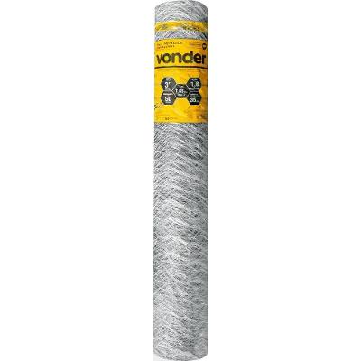 Tela Metálica Mangueirão Hex Malha 3'' Bwg16 1,8m 50m Vonder