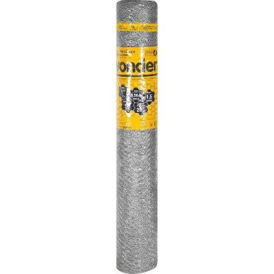 Tela Metálica Pinteiro Hex Malha 1'' Bwg24 1,5m 50m Vonder