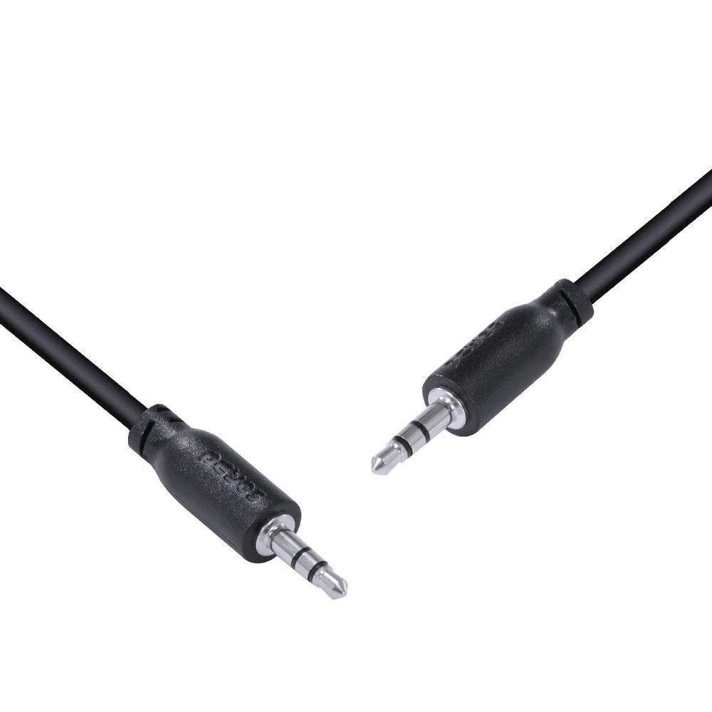 Cabo P2 3.5Mm Macho Para P2 3.5Mm Macho 28Awg Puro Cobre 60 Cm - P35M-06 - 6