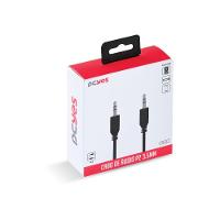 Cabo P2 3.5Mm Macho Para P2 3.5Mm Macho 28Awg Puro Cobre 60 Cm - P35M-06 - 3