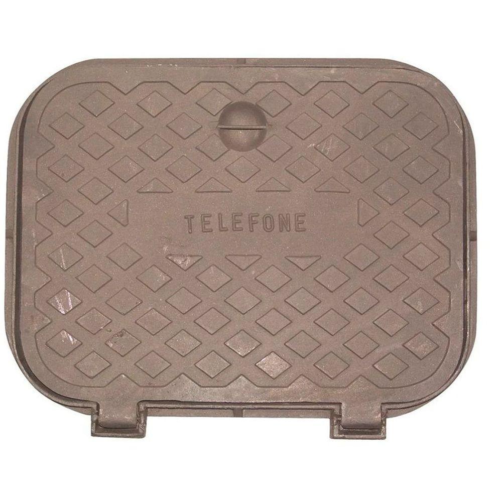 Tampa Tampão De Chão Simples Ferro Fundido Inspeção 60X60Cm - 1