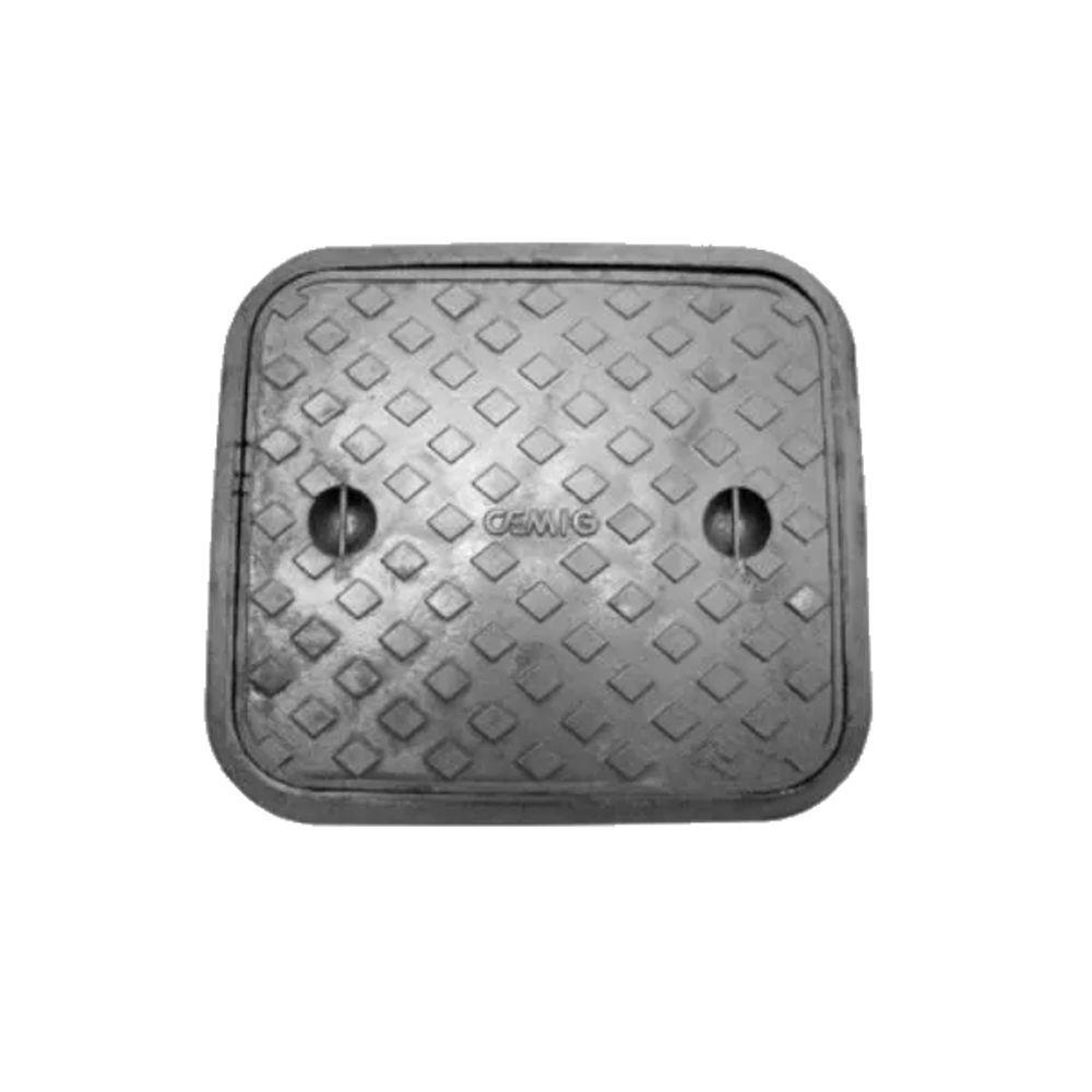 Tampa Tampão De Chão Zcp Simples De Ferro Fundido 71X82Cm - 1