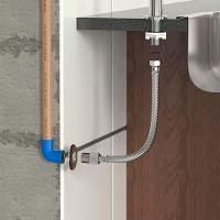 Mangueira Engate Flexível Blukit Para água 1/2 40cm Aço Inox - 2