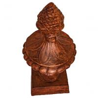 Pinha Abacaxi Estrela Com Base Ferro Fundido Pronto Artes - 2