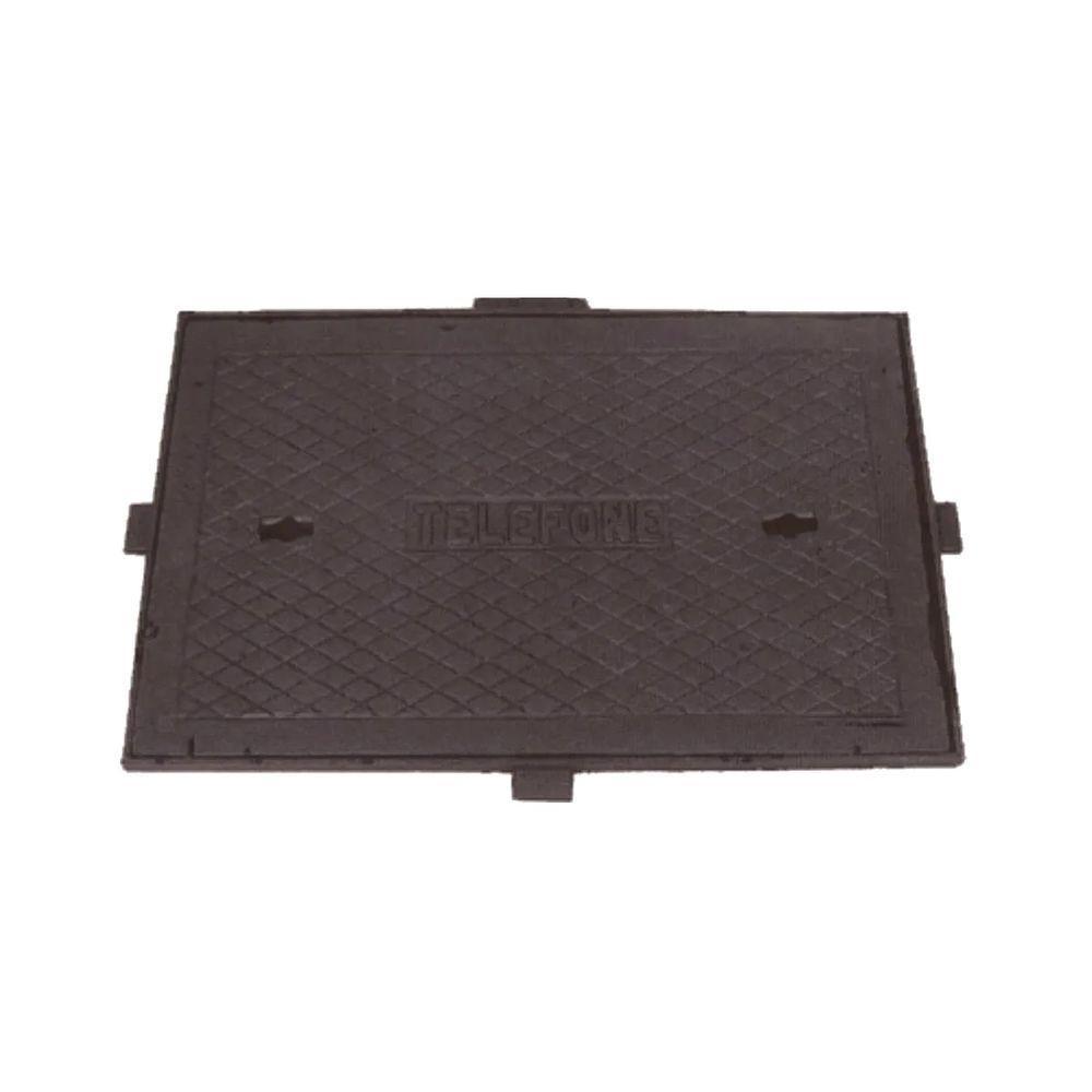 Tampa Tampão De Chão R1 Simples Ferro De Passagem 63,5X39Cm - 1