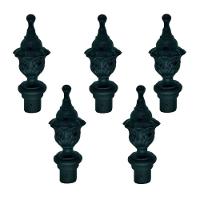 Kit 5 Pinhas Ferro Fundido N10 P/ Grade Portão Sacada Muro - 1