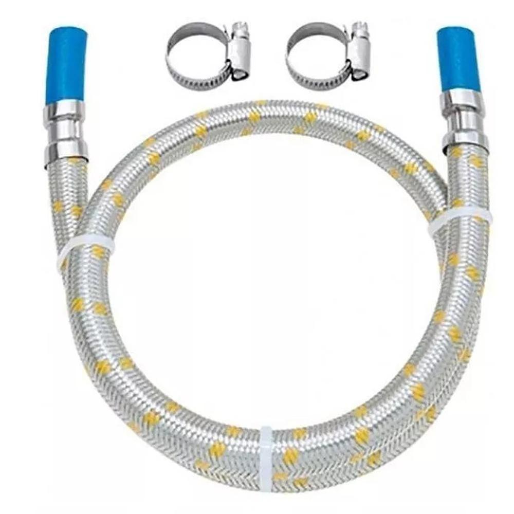 Engate Flexível De Gás Para Espigão 3/8 Com 1,25m - Blukit - 1