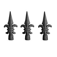 Kit 3 Ponteiras Ponta De Lança Ferro N11 Grade Portão Muro - 1
