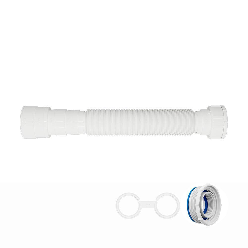 Sifão Flexível Blukit Tubo Extensivo 70cm Universal Branco - 1