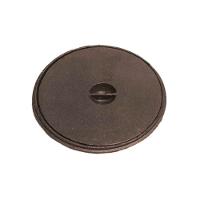 Tampão Chão Simples Redondo Ferro Cx Gordura 42x42cm - 1