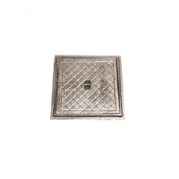 Tampa Tampão de Chão Simples Ferro Fundido Inspeção 30x30cm - 1