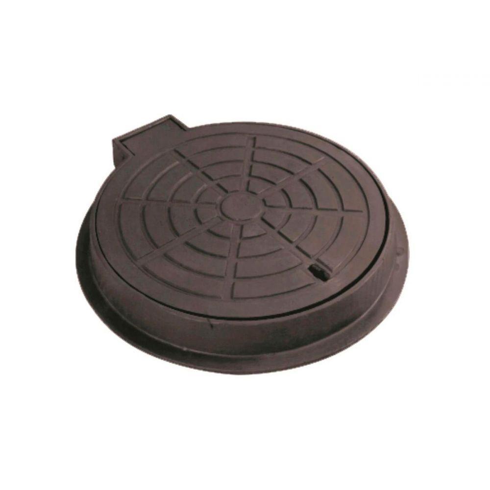 Tampão Chão Articulado Ferro Inspeção Passagem 44x53cm - 1