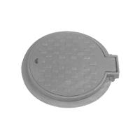 Tampão Chão Articulado Redondo Ferro Passagem 35x35cm - 5