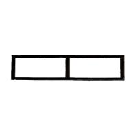 Caixilho Para Grelha Ferro Fundido Captação Esgoto 10X50Cm - 1