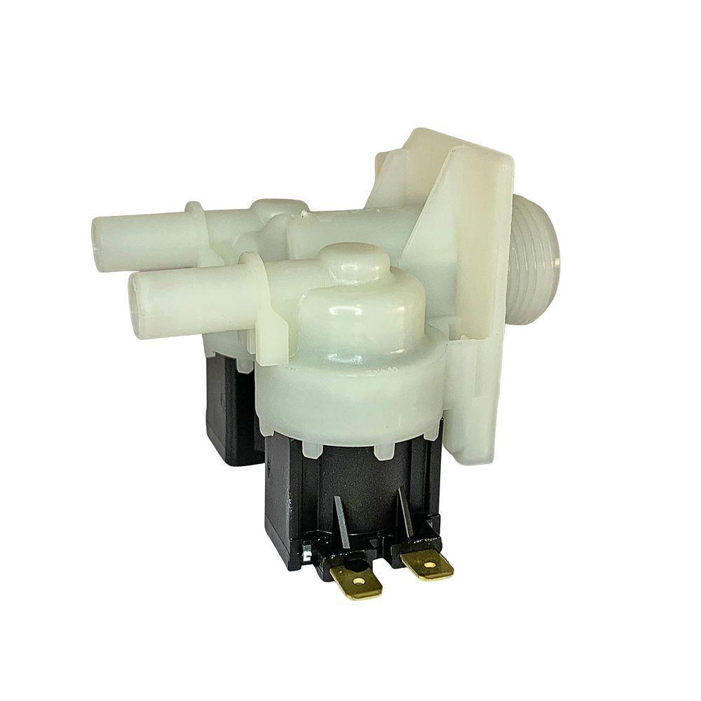 Válvula De Entrada De água Dupla 220v Lavadora Brastemp Emicol W10201539a - 1