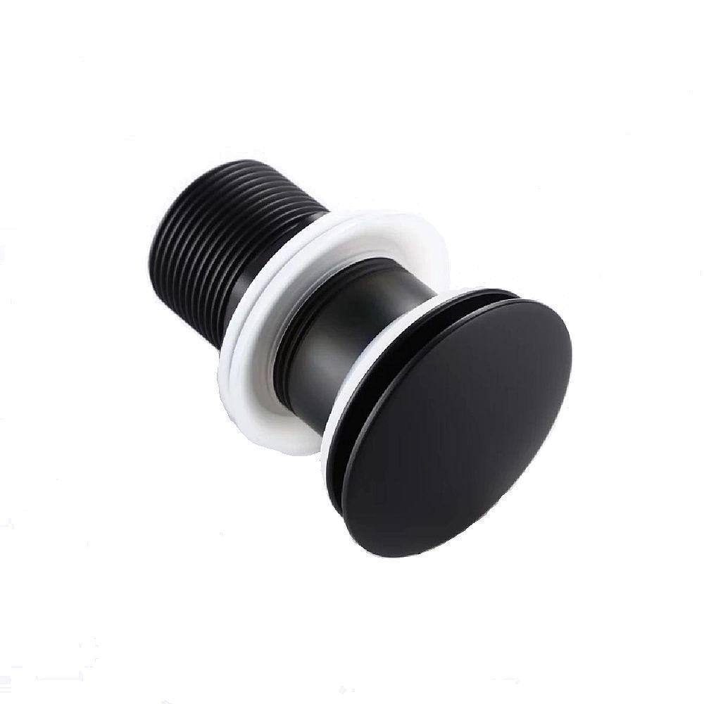 Válvula Inox Click 1 1/4 Preto Acetinado Alto Luxo Flux - 2