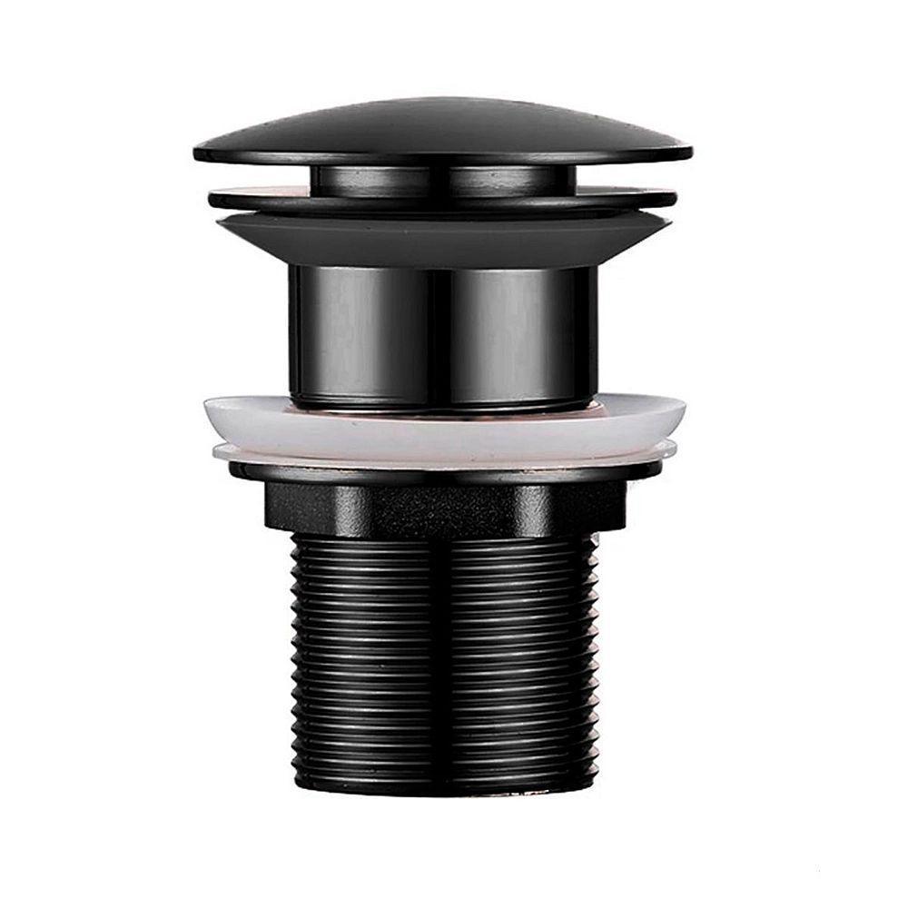 Válvula Inox Click 1 1/4 Preto Acetinado Alto Luxo Flux - 3