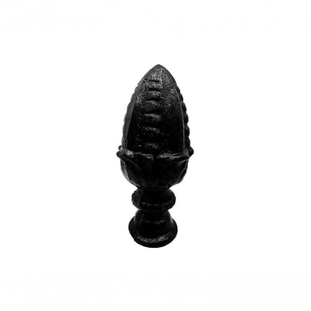 Pinha Ferro Fundido N09 P/ Grade Portão Sacada Muro 8X18Cm - 1