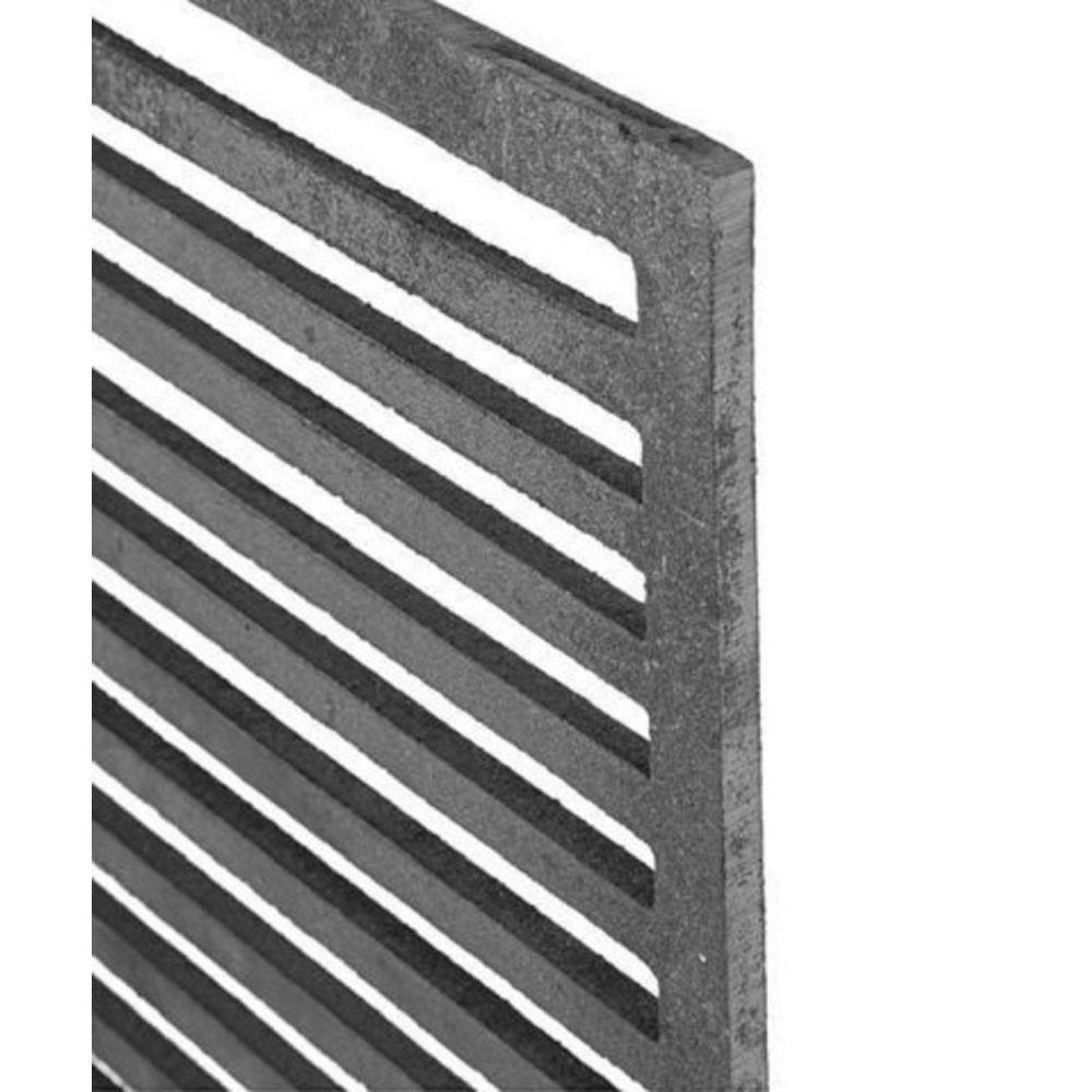 Grelha Ferro Fundido de Captação Calçada Garagem 20x50cm - 4