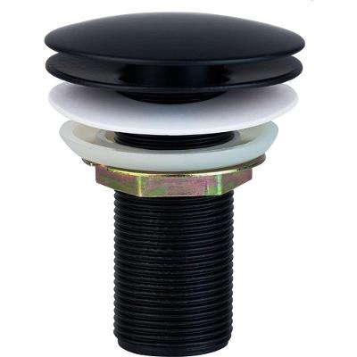 Valvula Metal Preto Fosco P Cuba Banheiro Preto