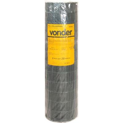 Tela Alambrado Verde 100x50x2,5mm 1,2x25 Metros