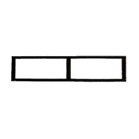 Caixilho Para Grelha Ferro Fundido Captação Esgoto 25X100Cm - 1