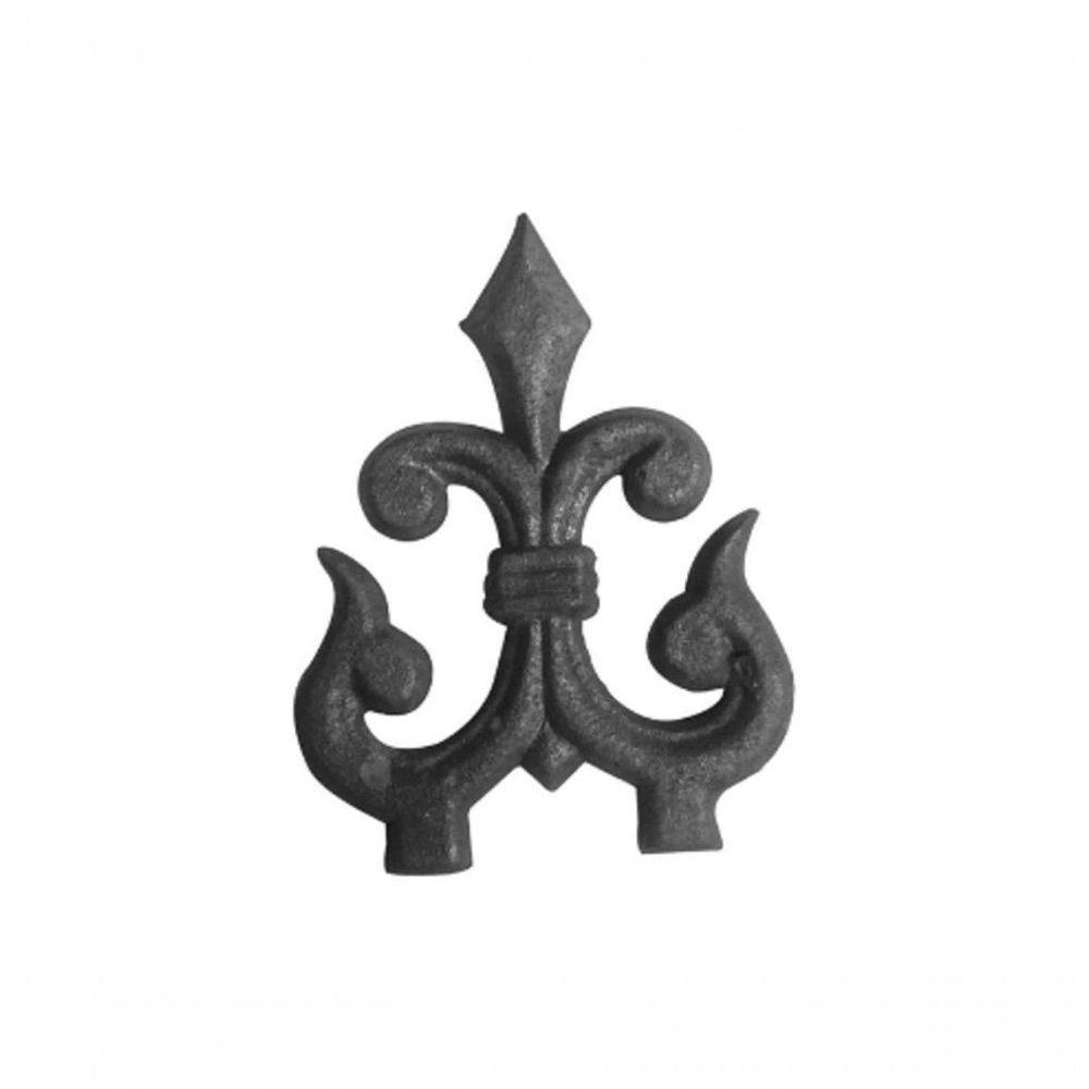 Ponteira Ponta De Lança Ferro N09 Grade Portão Muro 13X17Cm - 1