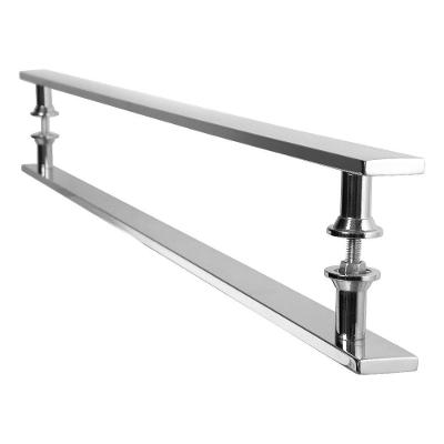 Puxador Barra Chata Inox Para Porta De Madeira 1.80 Metro